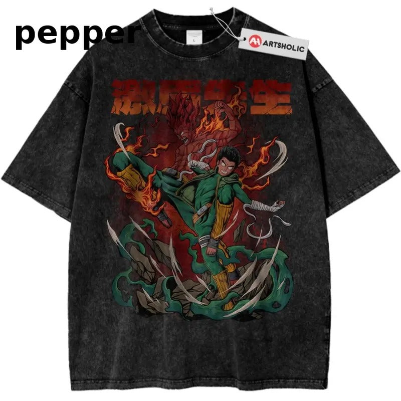 Rock Lee Shirt, Might Guy Shirt, Naruto Shirt, Anime Shirt, Vintage T-Shirt