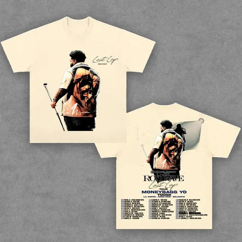 Rod Wave Last Lap T-Shirt - Sweatshirt & Hoodie Rod Wave 90s Vintage Shirt, Rod Wave 2024 Shirt, Fan Rap Shirt, Gift for Him, Gift For Her