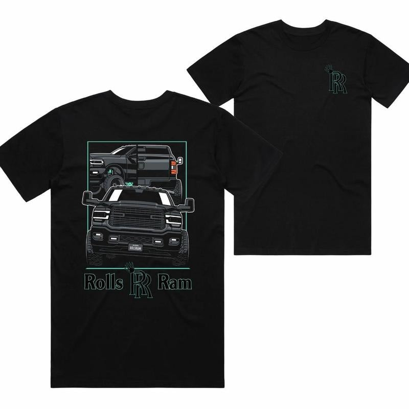 Rolls Ram Tee - Car Graphic Design Stylish Car Merch For Automotive Enthusiasts