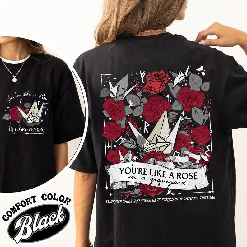 Run Little Mou$e shirt, Trendy Ro$e Skeleton shirt, Hauntjng AdeIjne Dark Romance Merch shirt, Perfect Gift for Smut Book Readers