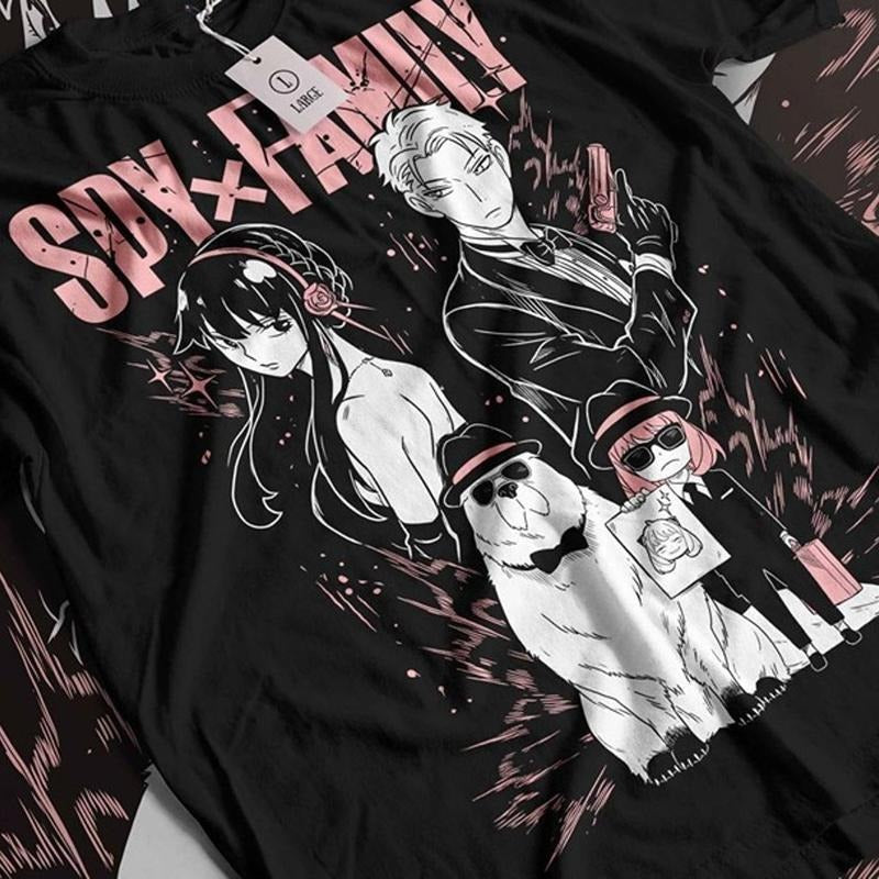 SPY x FAMILY Unisex T-Shirt Anime, Loid, Yor, Anya, Bond, Forger ALL SIZES