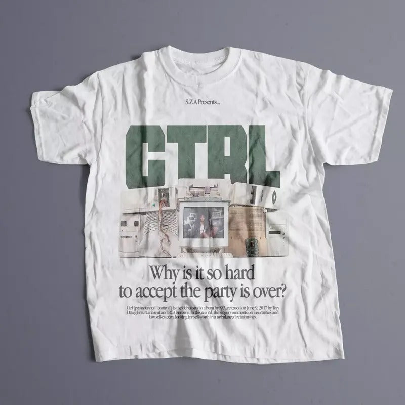 SZA - CTRL T-shirt, sza Graphic Tee
