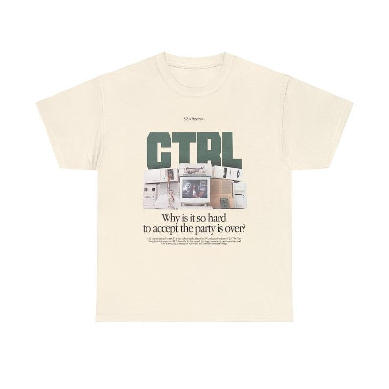 SZA - CTRL T-shirt, sza Graphic Tee, sza Merch, Rap Shirt, SOS, sza unisex gift, Concert T Shirt, Rap Unisex - Unisex T-Shirt, Hoodie, Sweatshirt for Men Women Sweatshirt, Hoodie, Comfort Colors
