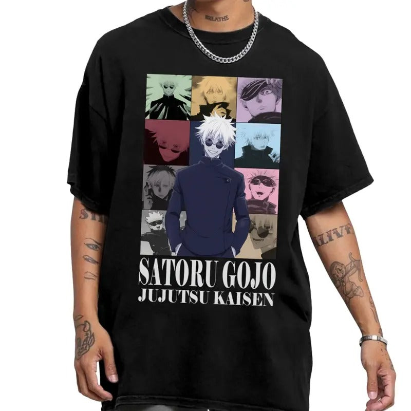 Satoru Gojo Tour Anime Shirt, Gojo Shirt, Anime Manga Shirt, Anime Lovers Shirt