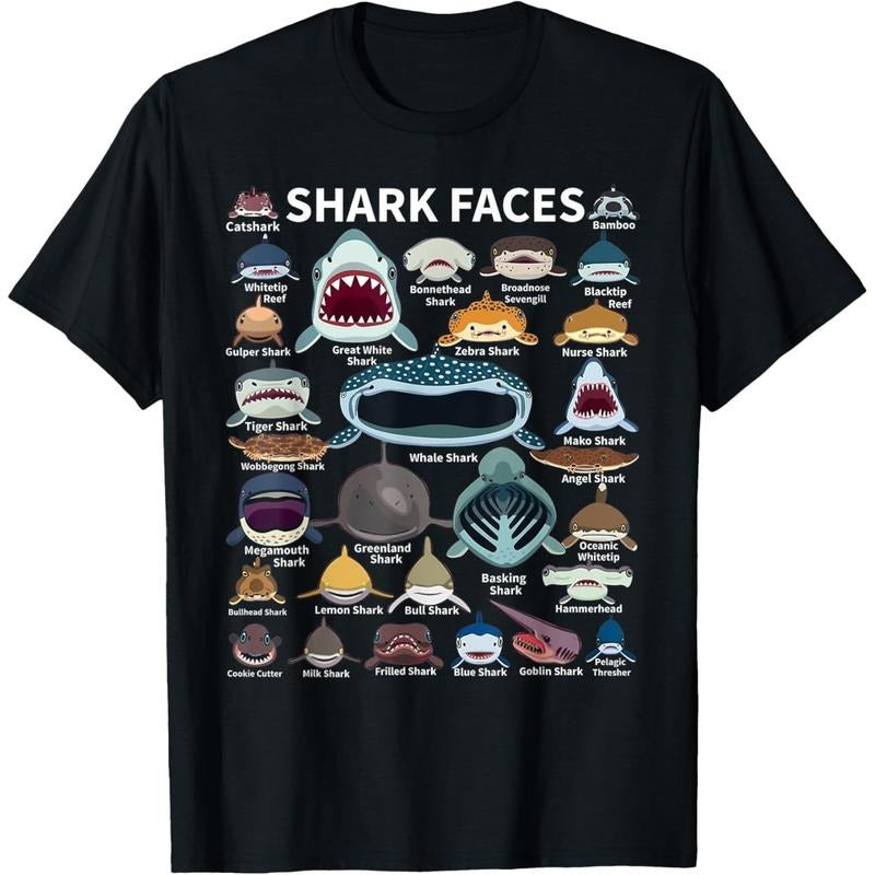Sharks T-Shirt MEN made in usa