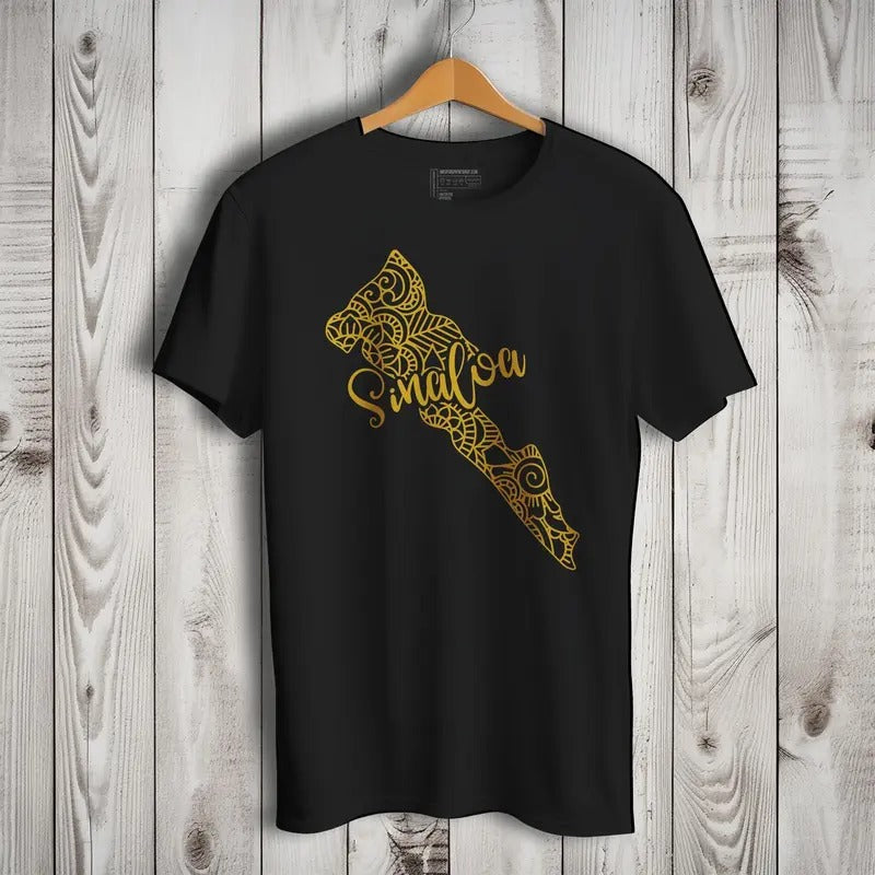 Sinaloa Mexico Patriotic Mexican Short Sleeve T-Shirt- Playera Patriota De Mexico Casual Classic