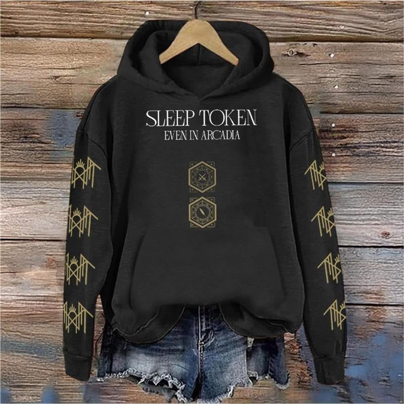 Sleep Token Even In Arcadia Hoodie Emergence Vintage Sweatshirt Sleep Token Tour Merch Gift For Fans Unisex 3 F95PK