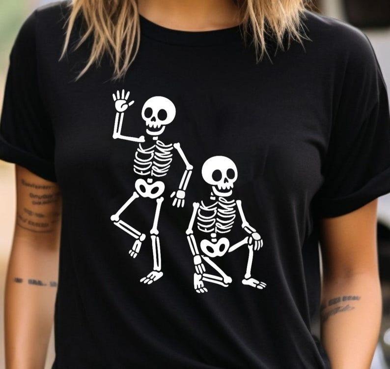 Slightly Subtle Anti Trump Halloween Skeleton Shirt, Funny Trump FDT Shirt, Spooky Season, Political Satire Halloween Costume