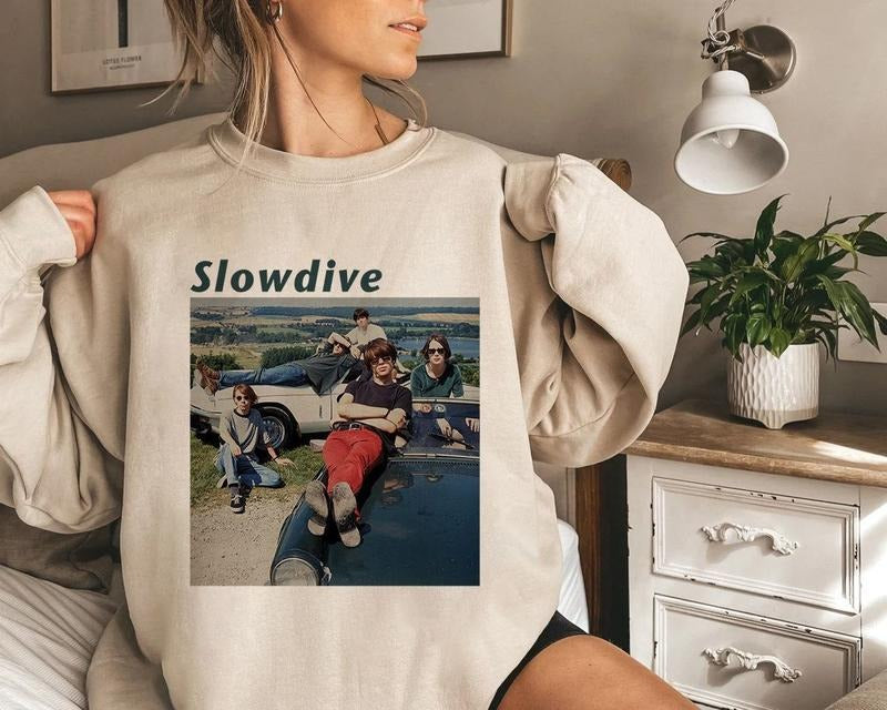 Slowdive Souvlaki Album Sweatshirt, Classic 90s Music Fan Edition
