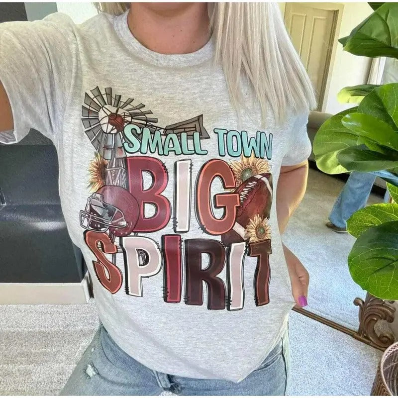 Small Town Big Spirit Graphic T-shirt