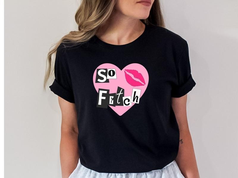 So Fetch Shirt Mean Girls Shirt That Is So Fetch Funny Quote Shirt Mean Girls Girls Matching Outfits Best Friends Shirts Pink Shirt