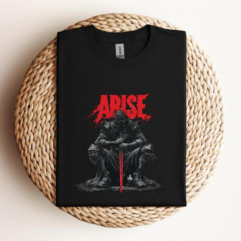 Solo Leveling ARISE T-Shirt, Shadow Monarch Anime Tee, Igris Manhwa Shirt