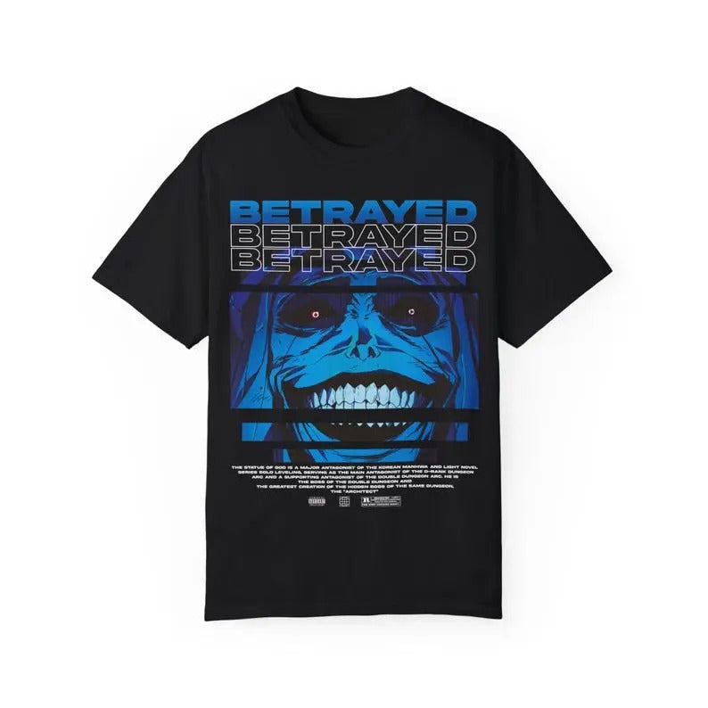 Solo Leveling Anime Tee Gothic Style Unisex T-shirt, Anime Graphic Tee, Gothic Graphic Shirt, Unisex Anime T-shirt, Solo Leveling Shirt