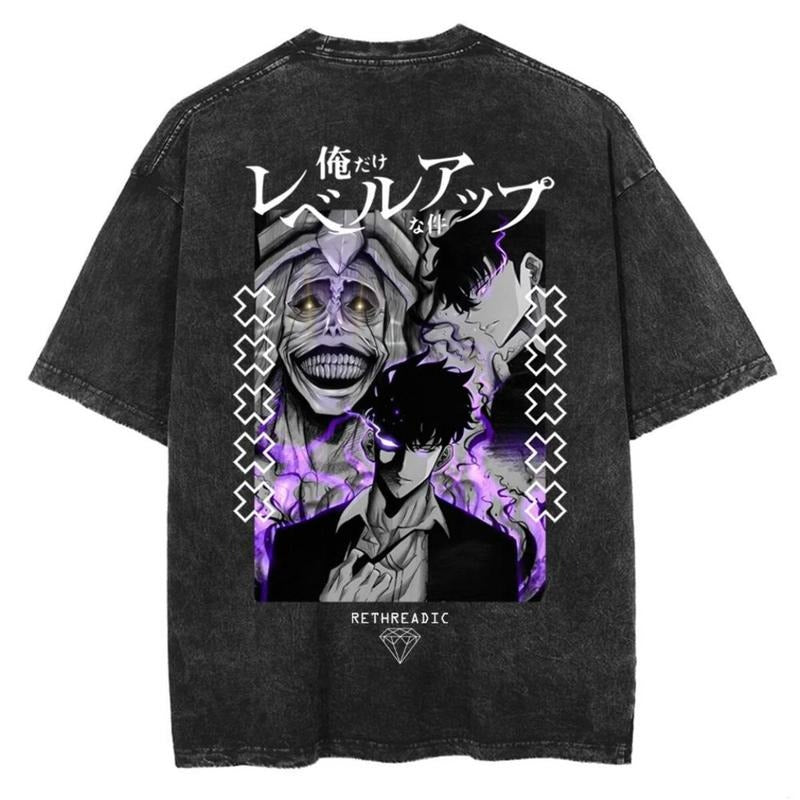 Solo Leveling Unisex Shirt, Anime Shirt, Cozy Fit, Perfect for Any Season, Layer-Friendly, Works in Any Weather