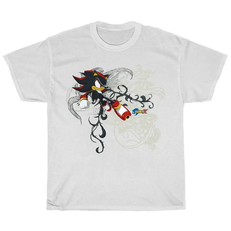 Sonic X - T-Shirt, Sonic X Tee, Shadow The Hedgehog Shirt, Jesse Pinkman Shirt, Graphic Tee Gift For Him, Gift For Her, Gift For Fan Menswear Top Underwear Tshirt