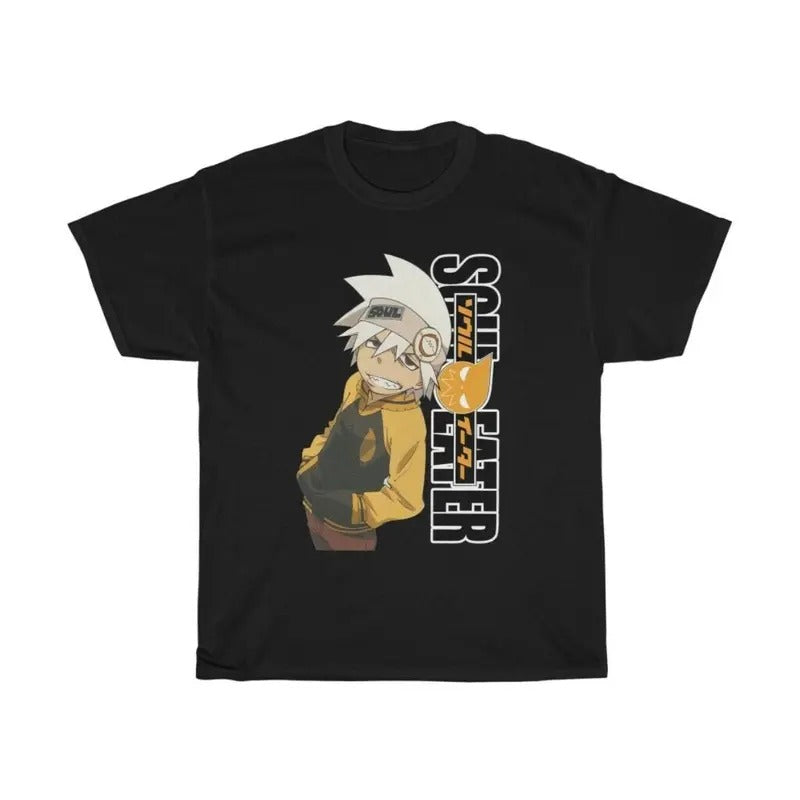 Soul Eater Evans T-shirt Anime Soul Eater new t-Shirt graphic tee