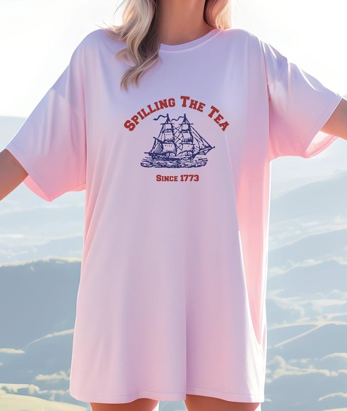 Spilling The Tea Since 1773 T Shirt Hoodie Sweater 4th Of July Shirt Patriotic Shirt Usa Shirt American Shirt Rom825