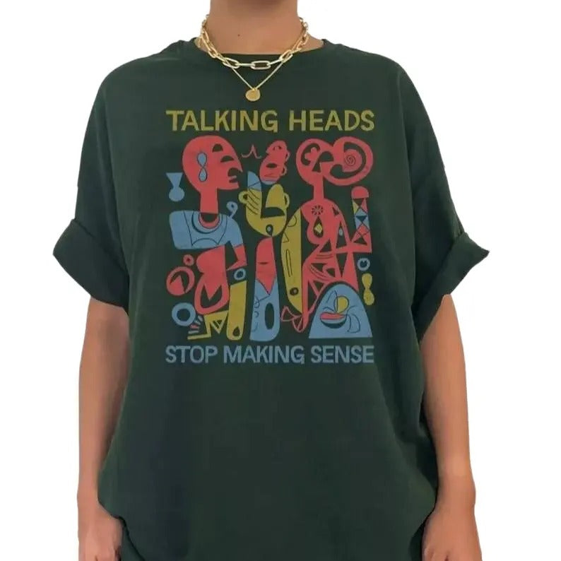 Stop Making Sense Talking Heads Shirt, Talking Heads Retro 90s Music Shirt, Vintage Rock Band Shirt Unisex