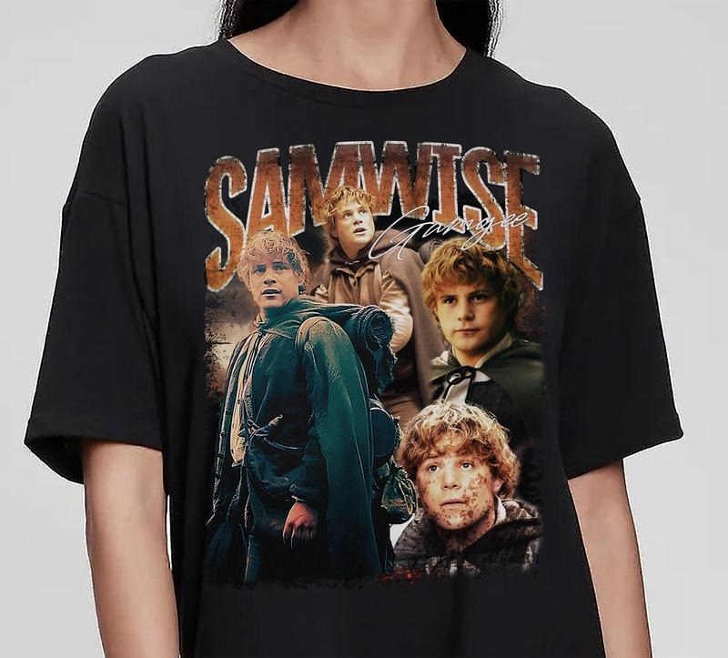 Streetwear Samwise Gamgee Vintage T-Shirt, Samwise Gamgee Shirt Gift