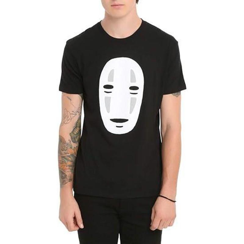Studio Ghibli Spirited Away No-Face T-Shirt Casual Classic