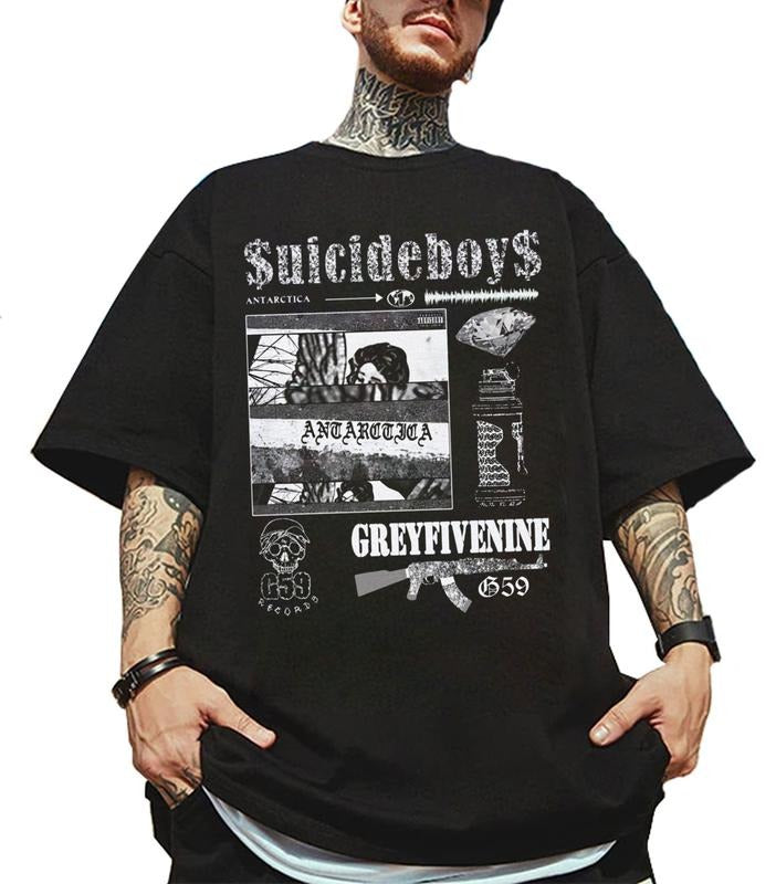 Suicideboys Antartica Shirt, Suicideboy Graphic Tee, Suicideboy Grey Five Nine G59 Shirt, $uicideboy Merch, $uicideboys Shirt, Suicideboy Merch, Uicideboys Shirt, Grey Day Tour Merch, Suicideboy Tour Shirt, G59 Shirt, Grey59 Shirt, G59 Merch, Suiboy Shirt
