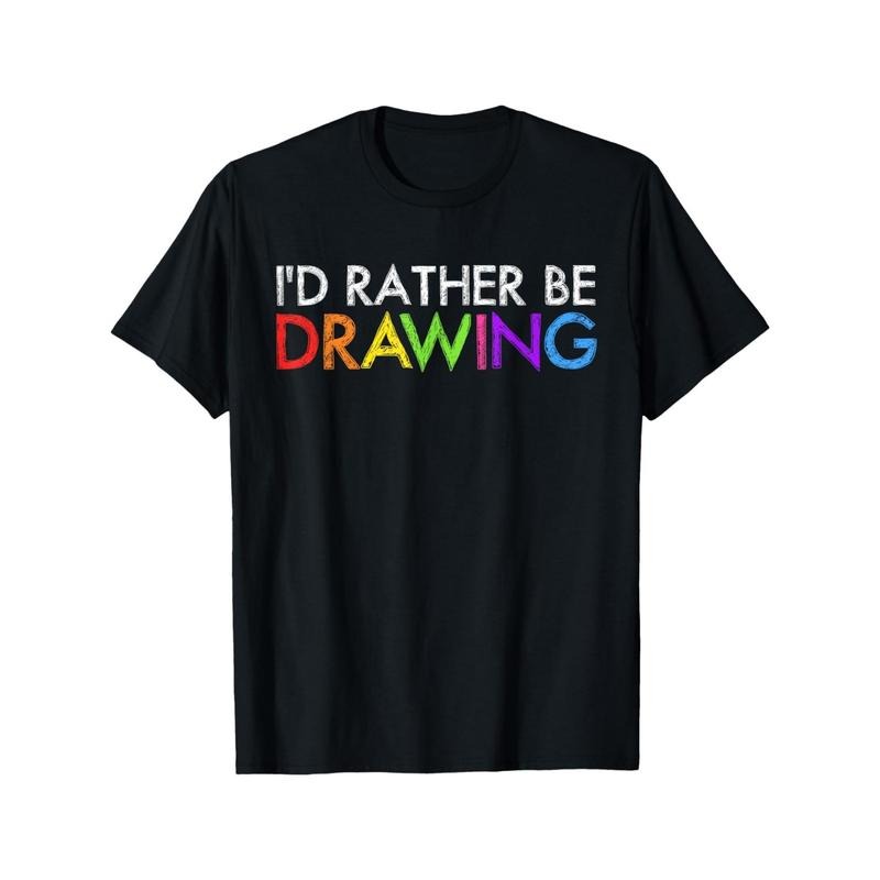 Suitable for male painting lovers, painters, art teachers, T-shirt cool artists Made in USA
