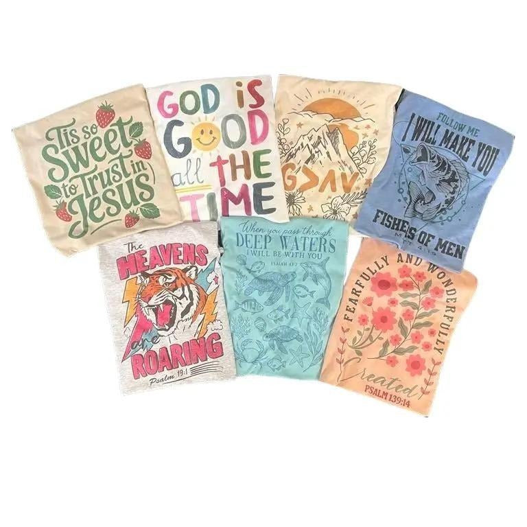 Summer Christian Tee Collection - BUY ONE OR BUY THEM ALL Christian Shirts