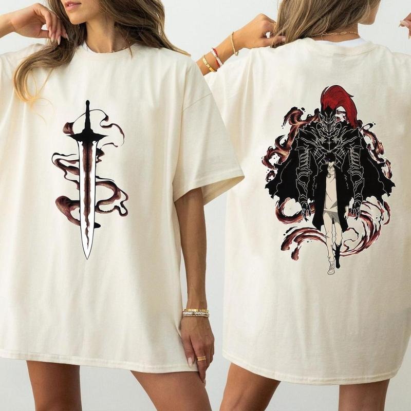 Sung Jin Woo Solo Leveling Anime Vintage Tee Unisex Anime Manga Shirt, Gift For Anime Fan, Comfortable Stretch, Moves with You