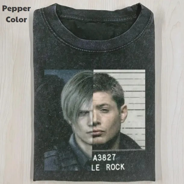 Supernatural Vintage Graphic Tee, Dean Mugshot T-Shirt, TV Series Tee, Unisex Meme Cringe Funny Shirt, Menswear Womenswear Streetwear Cotton Comfort