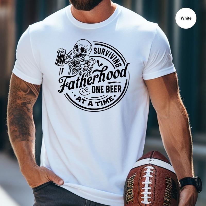 Surviving Fatherhood One Beer At A Time Shirt, FatherS Day Gift, Funny Dad Shirt, Gift For Dad, Beer Lover Dad Shirt ,Dad Is Legend, Sl2040