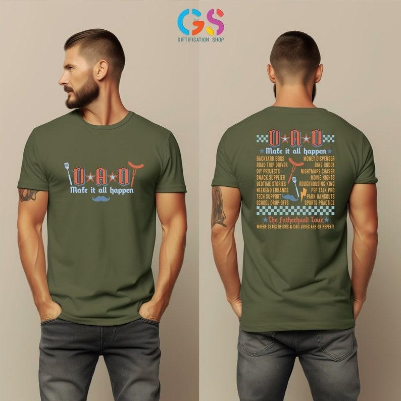 Dad Tour Shirt/Shirt/T-shirt/Hoodie/Sweater, The Fatherhood Tour TShirt, Fathers Day Gift From Wife, Dad TShirt, Dad Birthday Gift, Gift For Dad from Daughter