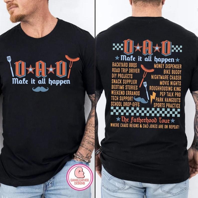 Dada Shirt/T-shirt/Hoodie/Sweater,the fatherhood tour Shirt/T-shirt/Hoodie/Sweater,dad sublimation,best dad ever,some days I rock it ,Dad Shirt,make it all happen