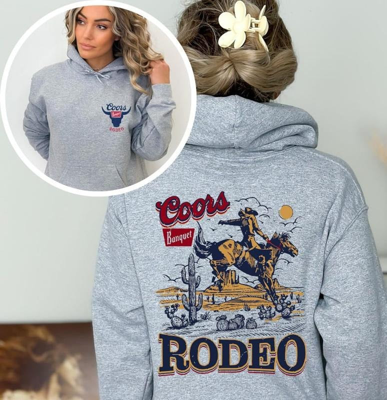 Coors Banquet Rodeo Hoodie/Sweatshirt For Men Designer Clothes