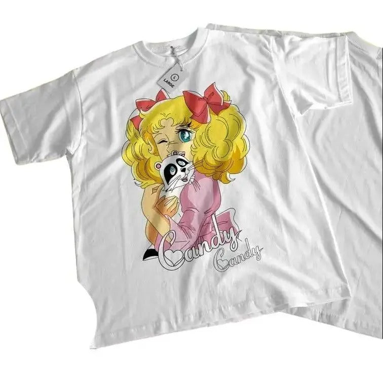 Sweet Anime Adventure Unisex T-Shirt - Retro Manga Japanese Apparel, Cool Otaku Gift, Vintage Romance Style Clothing, Classic Shojo Anime