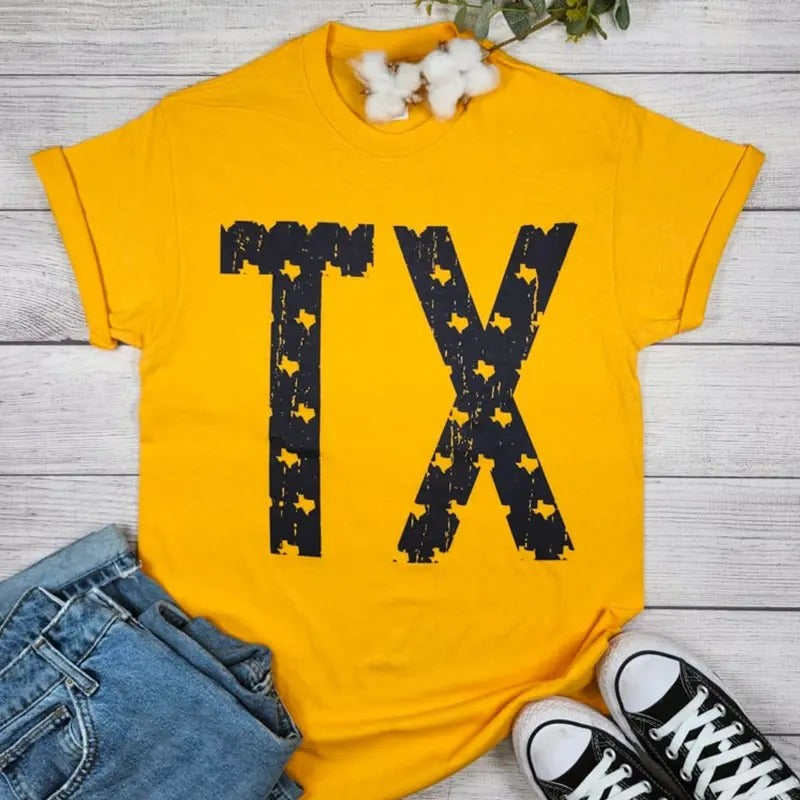 TX Gold Texas Graphic T-shirt
