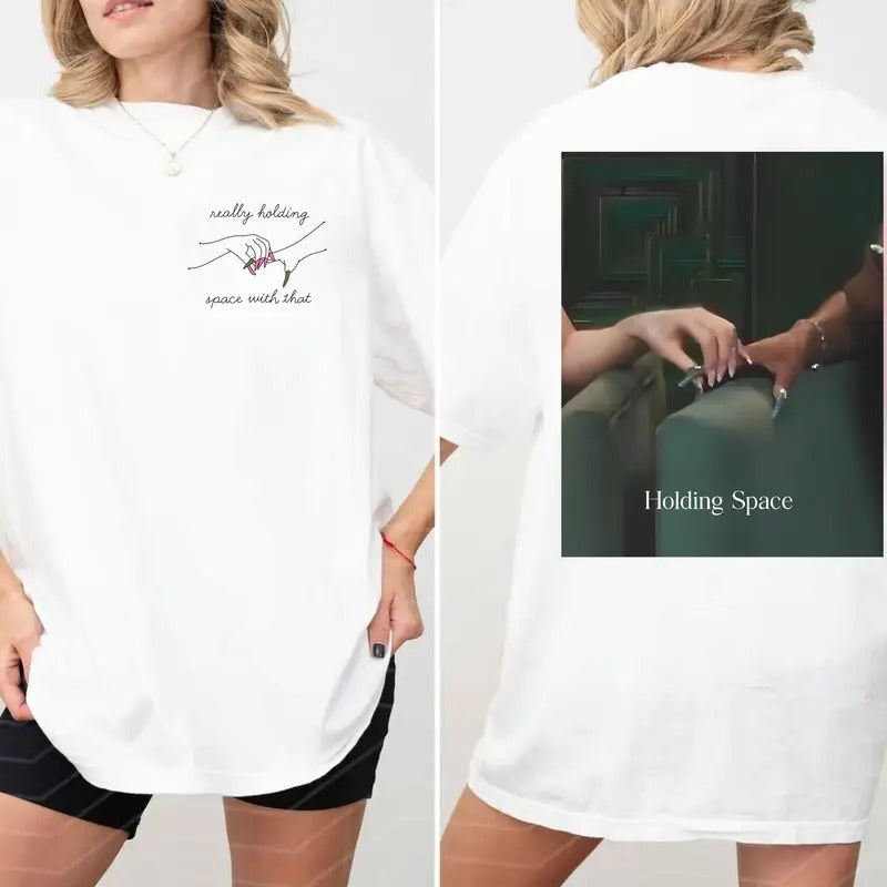 Taking the Lyrics and Really Holding Space With That Funny Meme Fingers Sweatshirt , Wicked Shirt, Witch of Wicked Crewneck, Muscial Fan Gift