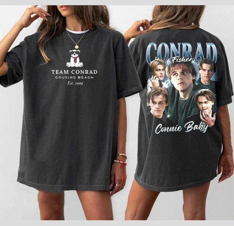 Team Conrad Bootleg 2 Side Shirt, Conrad Fisher T-Shirt, The Summer I Turned Pretty Shirt, Cousins Beach Tee, Movie Y2k Tee