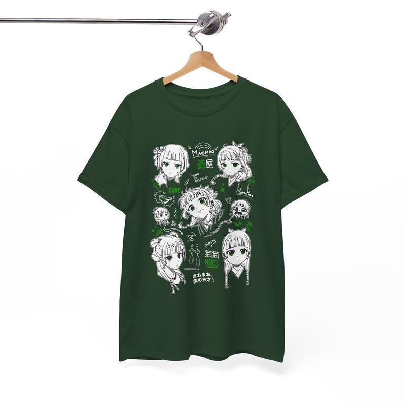 The Apothecary Diaries Tshirt, MaoMao, Jinshi, Anime Shirt, Kawaii T-Shirts, Japanese Graphic Teesstyle{n002}6