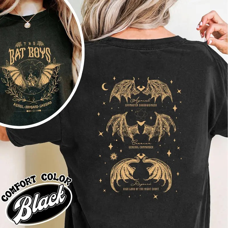 The Bat Boys Shirt, the Bat Boys the Night Court Acotar Shirt, Acotar the Bat Boys, Acotar Shirt Azriel, Acotar Shirt Azriel