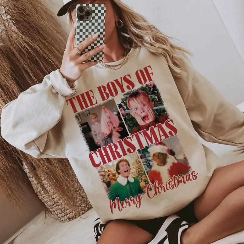 The Boys of Christmas Merry Christmas png, 90's Vintage Christmas Shirt Designs, Christmas Sublimation Download