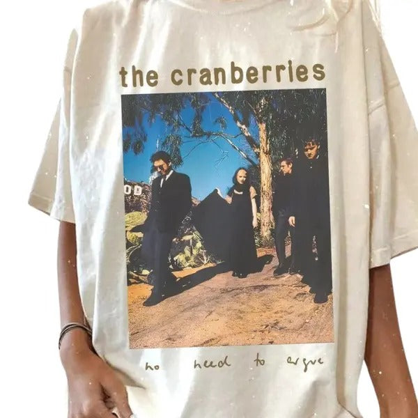 The Cranberries Rock Band T-Shirt No Need To Argue 90S Tour Unisex T-Shirts, Retro Movie Tee
