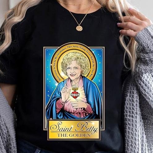 The Golden Girls Saint Betty Shirt | Betty White Golden Girls Shirt | Vinatage 90s Movie Shirt | Fan Gift Shirt