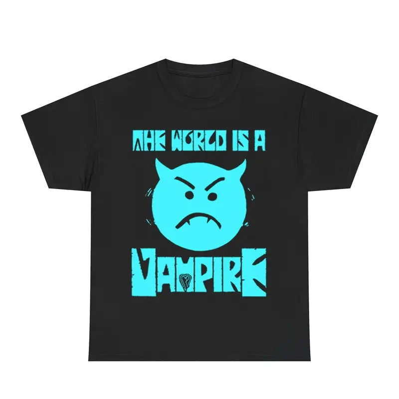The World Is A Vampire Tour Tee, Smashing Pumpkins Graphic Band Shirt, Vintage Tour Merch, Unisex Menswear Womenswear Top