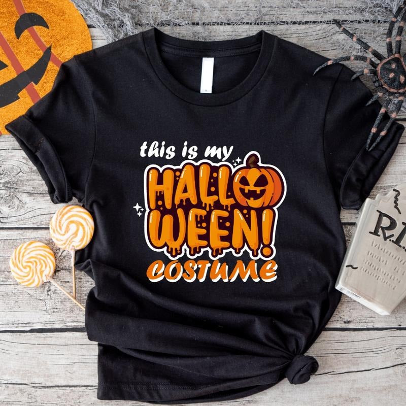 This Is My Halloween Costume T-Shirt, Unisex Halloween Party Shirt, Funny Spooky Season Tee