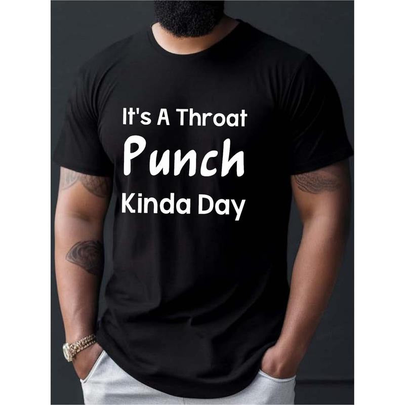 Throat Heavy Day letter printed T-shirt, comfortable classic round neck design, loose version, very suitable for outdoor adventure, casual daily wear and leisure activities, designed for men's new fashion personality design,100% cotton T-shirt Made in USA