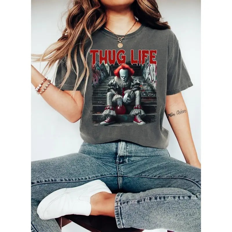 Thug Life Halloween Bad Witches Shirt, Retro Witches Movie Shirt, Retro Halloween Character T Shirt, Halloween Sanderson Sisters Gift style 04