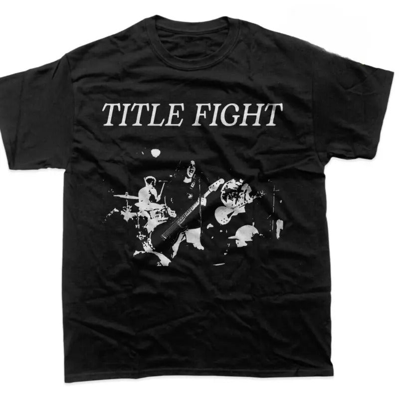 Title Fight Band T-Shirt, Unisex Rock Music Graphic Tee, Indie Merch for Fans, Vintage-Inspired Gift, Printed Concert Apparel