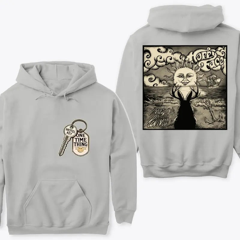Treaty Oak Revival Happy Face Shirt Sweatshirt Hoodie, Artistic Vintage - Style Sun Design, Perfect For Music Events And Unique Fashion, Southern Rock Concert Gift