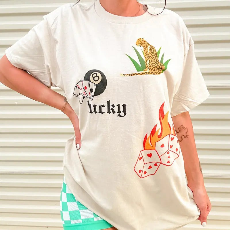 Trendy Sticker Trend Graphic Tee