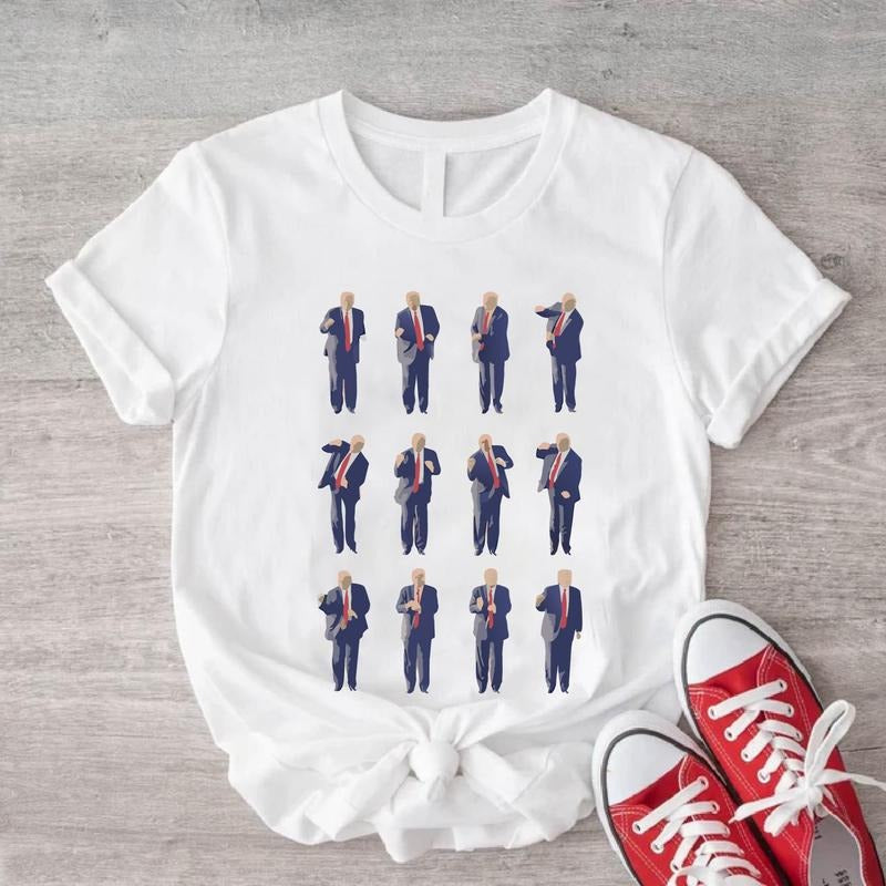 Trump Dance Shirt, Funny Presidential Election 2024 T-shirt, Republican Tee, Unisex Trump Supporter Shirt, President Short Sleeve.